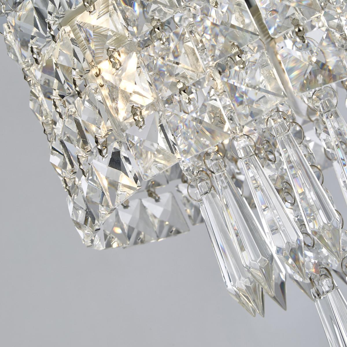 Bathroom Ceiling Flush With Acrylic Drops – image 4