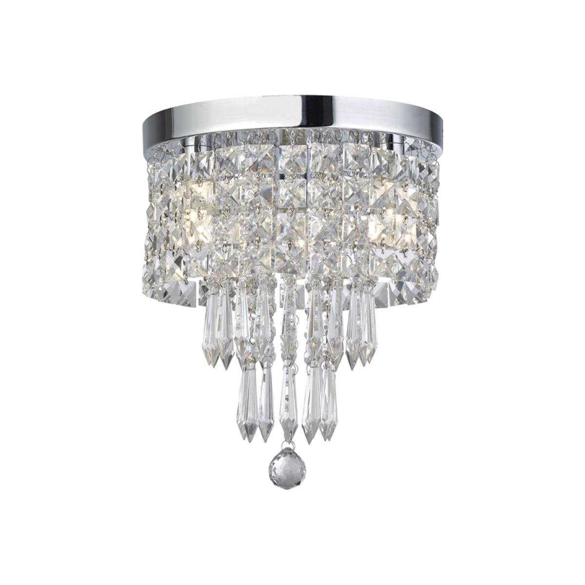 Bathroom Ceiling Flush With Acrylic Drops – image 1
