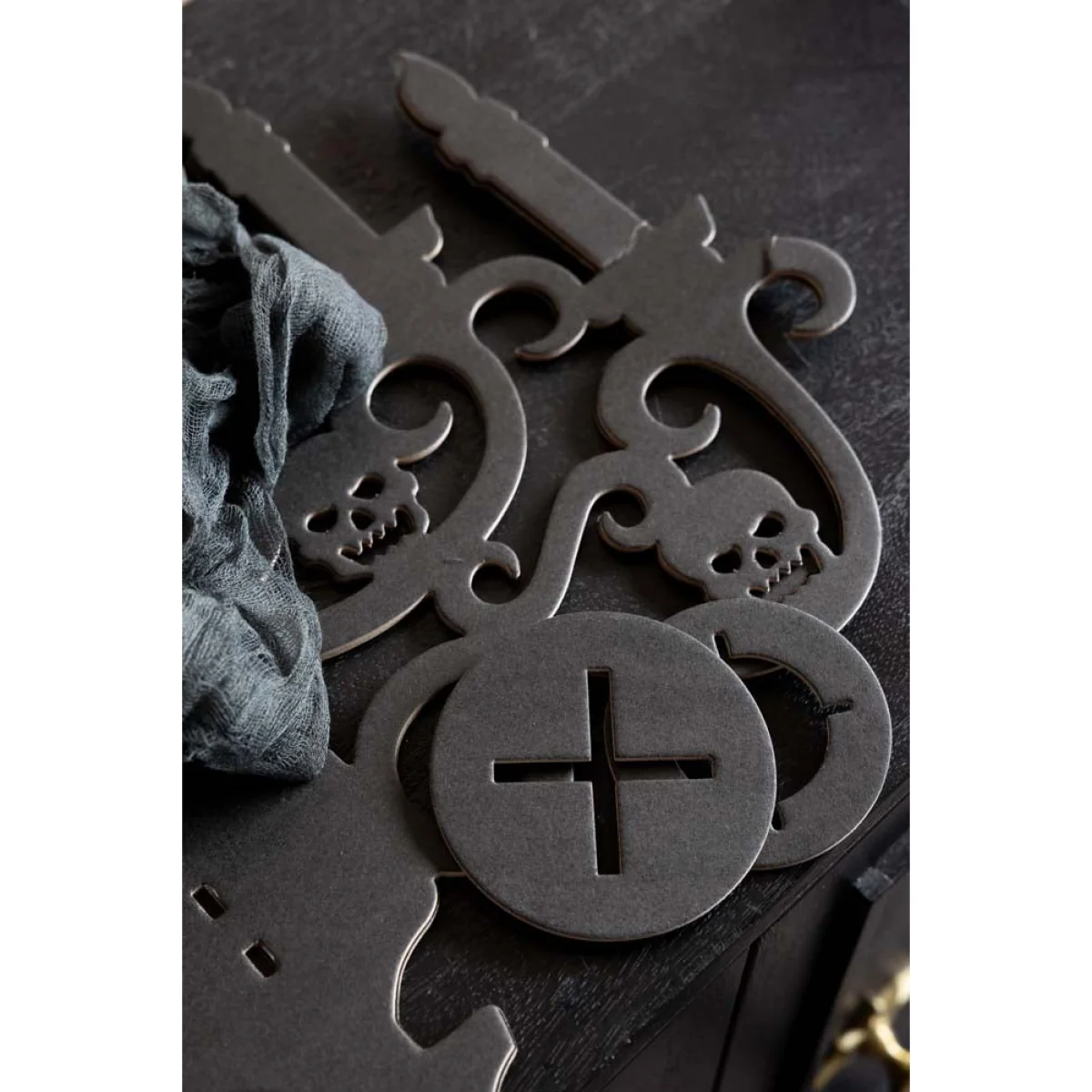 Haunted House Paper Chandelier Decoration – image 5
