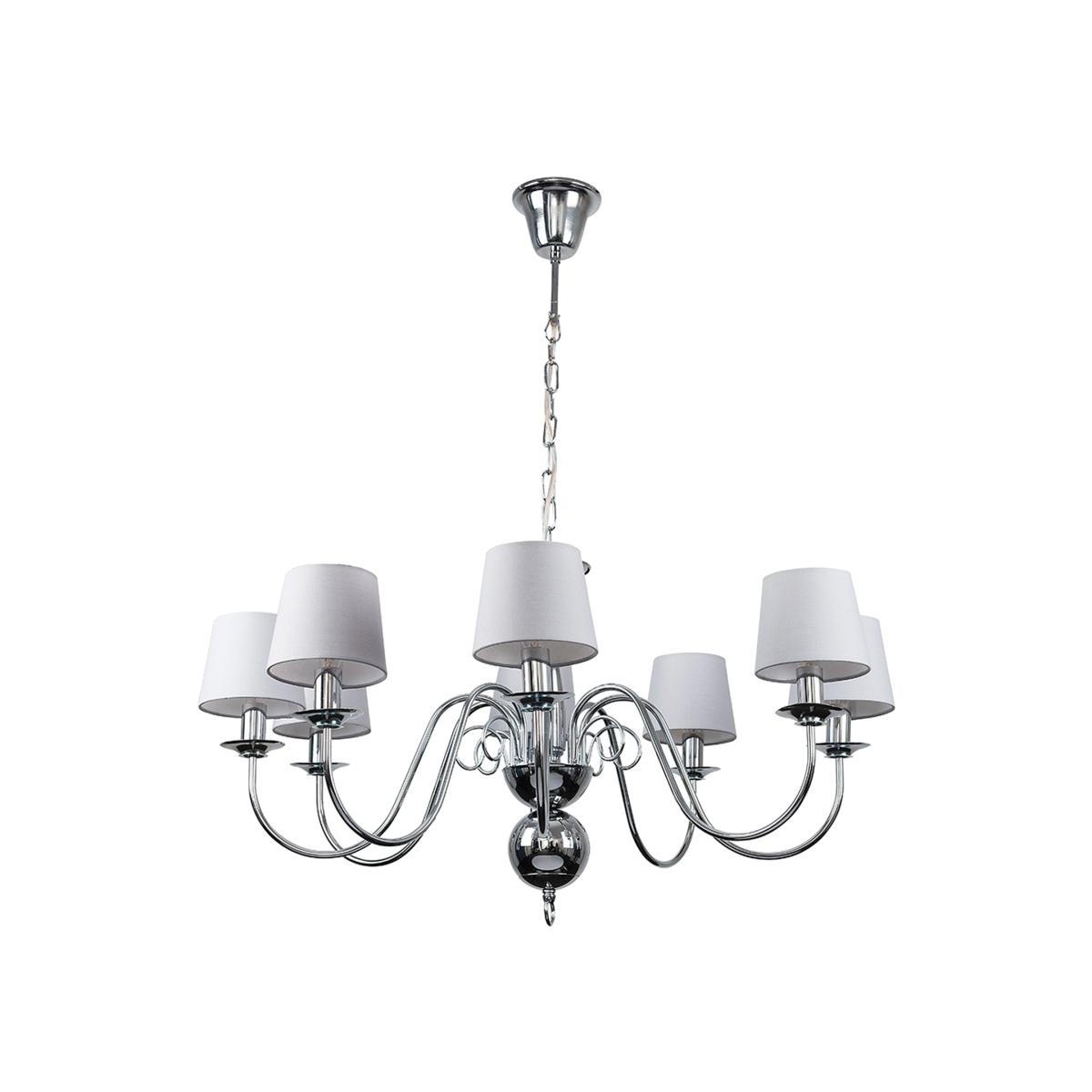 Gothica Silver Ceiling Light Chandelier - Silver