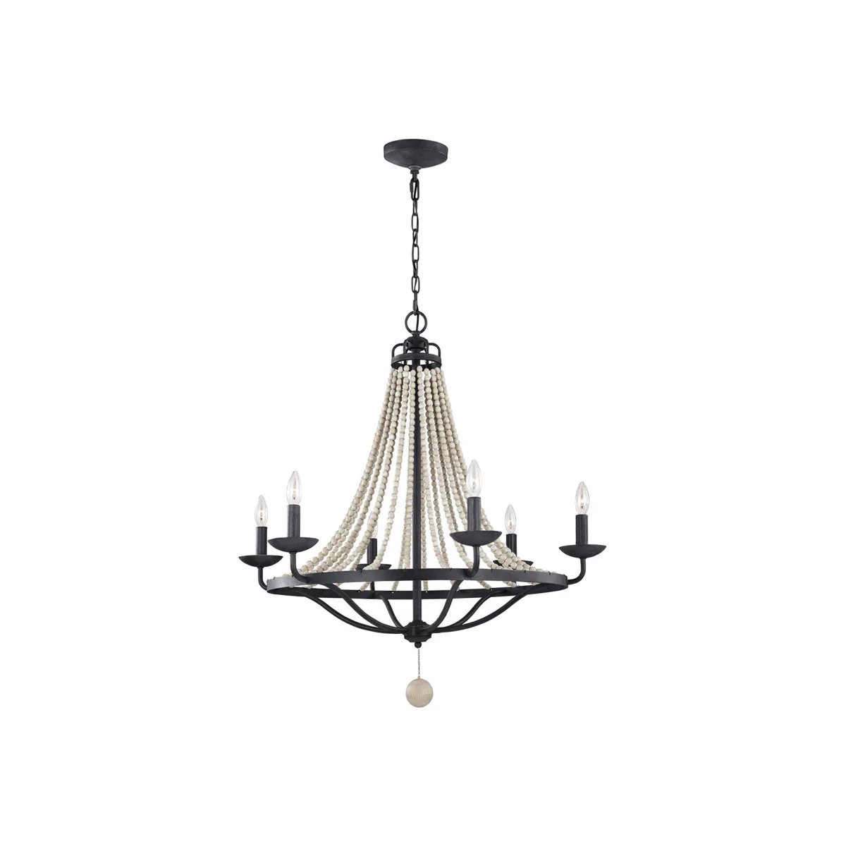 Elstead Lighting Feiss Chandelier Grey D - Grey – image 1