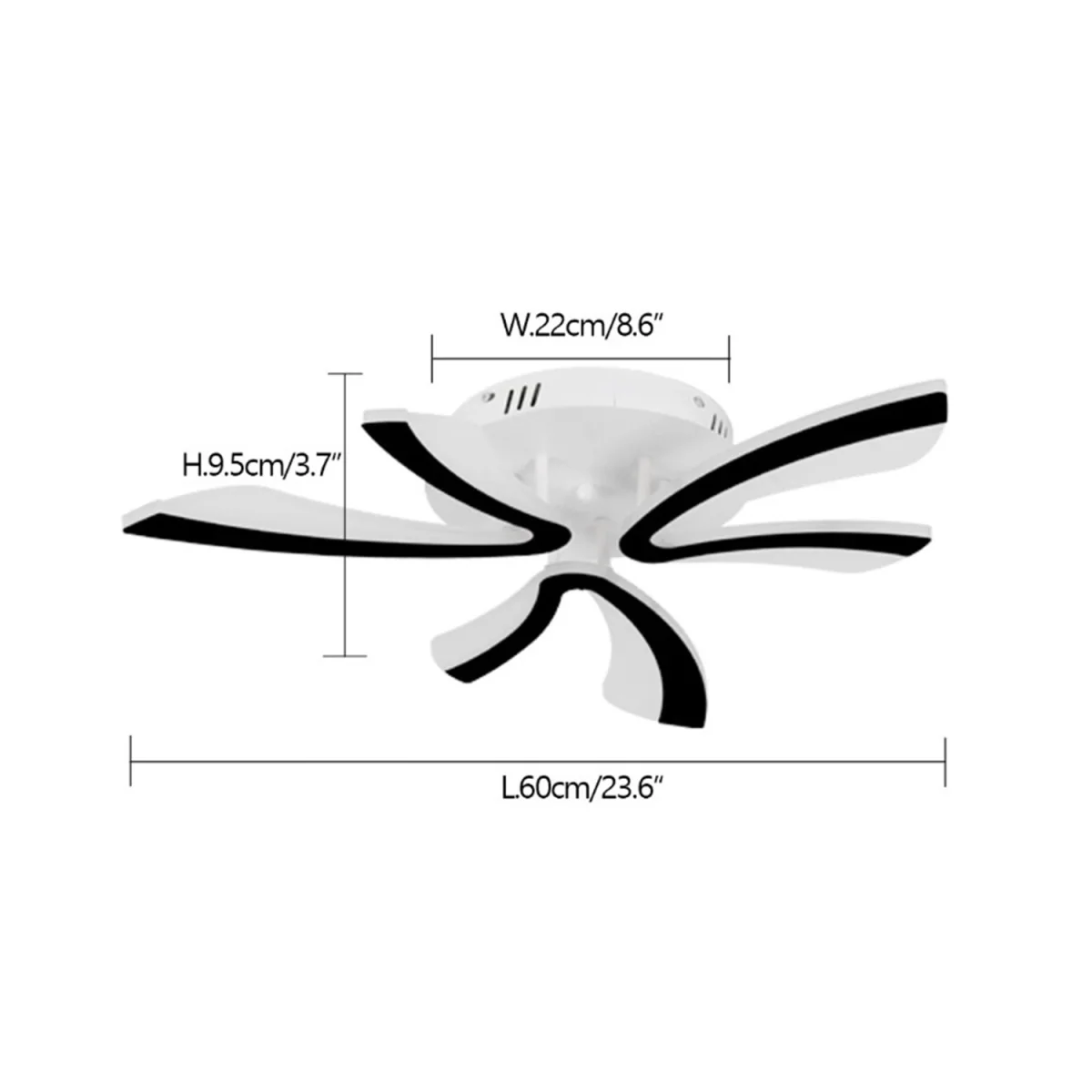 Chandelier Black Dimmable - Black – image 3