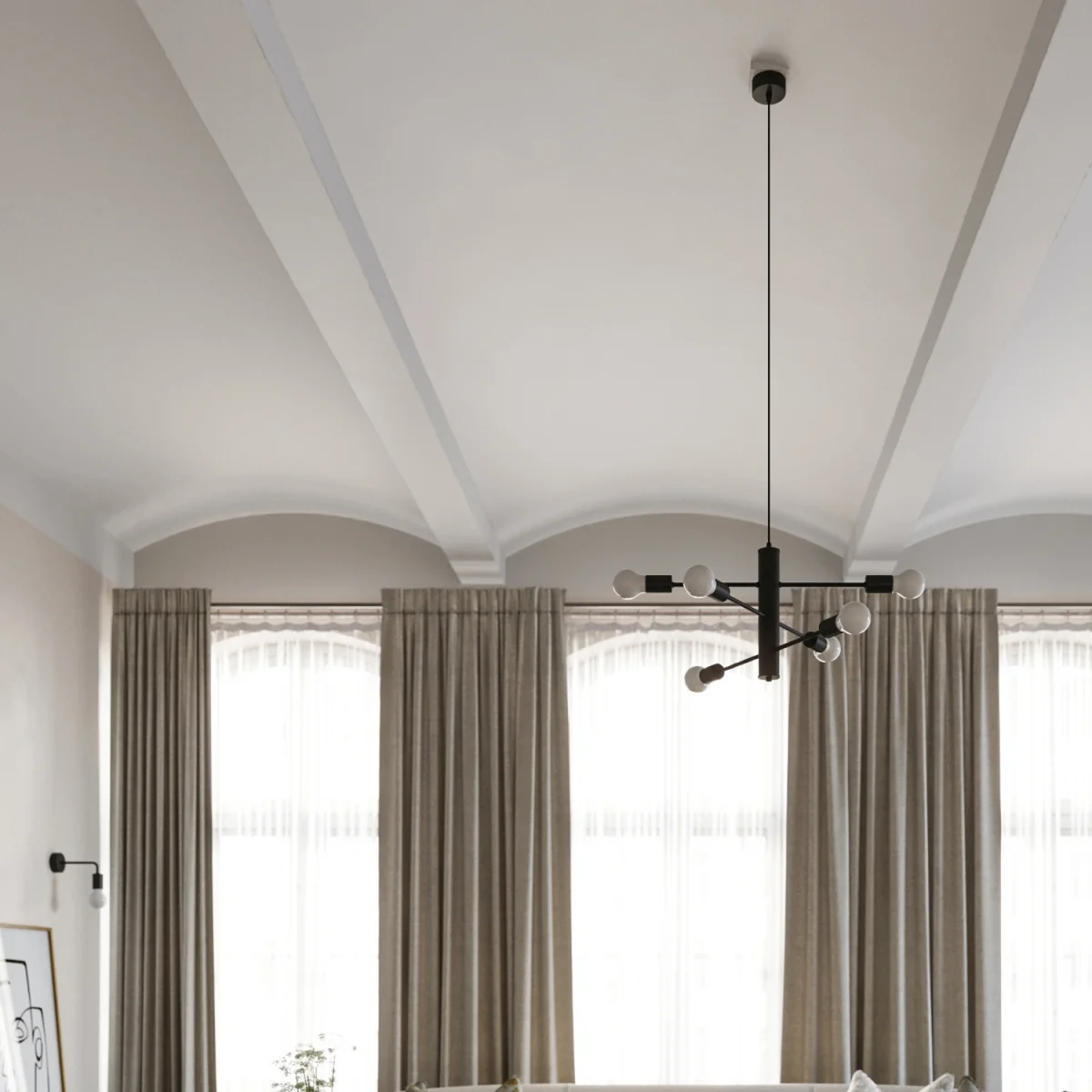 Chandelier DUOMO 3D - black / 25cm – image 4