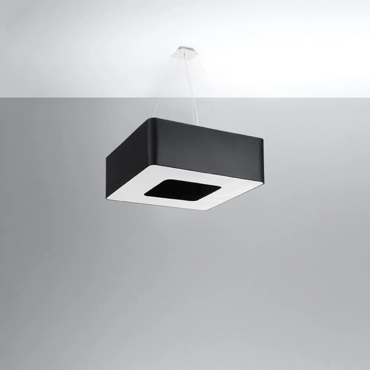 Chandelier URANO 60 black - black / 60cm – image 2