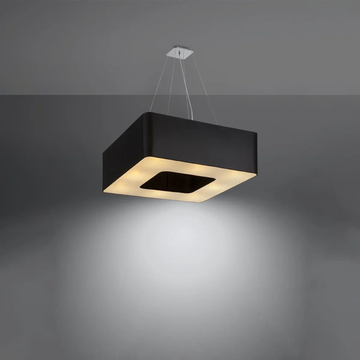 Chandelier URANO 60 black - black / 60cm – image 3