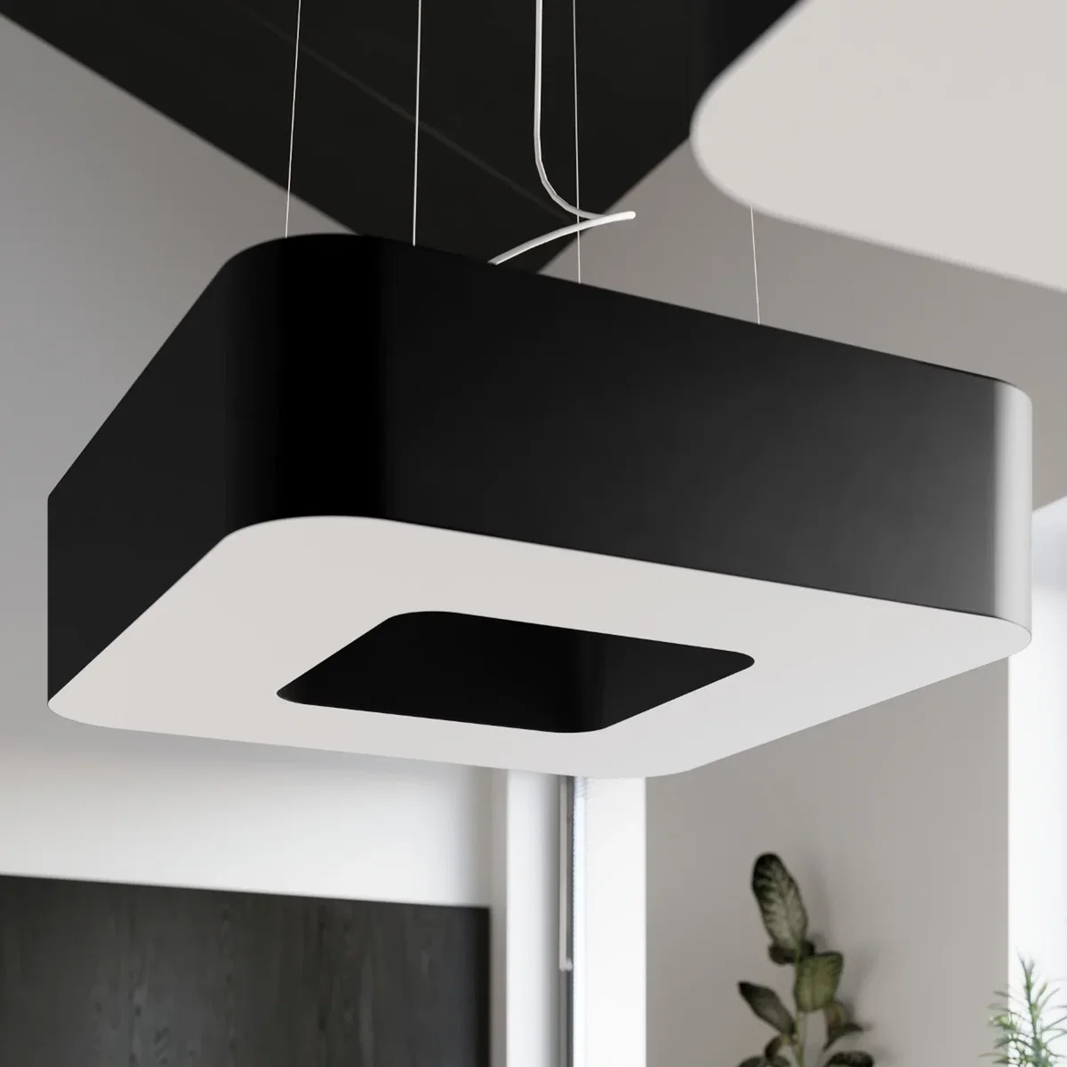 Chandelier URANO 60 black - black / 60cm – image 6