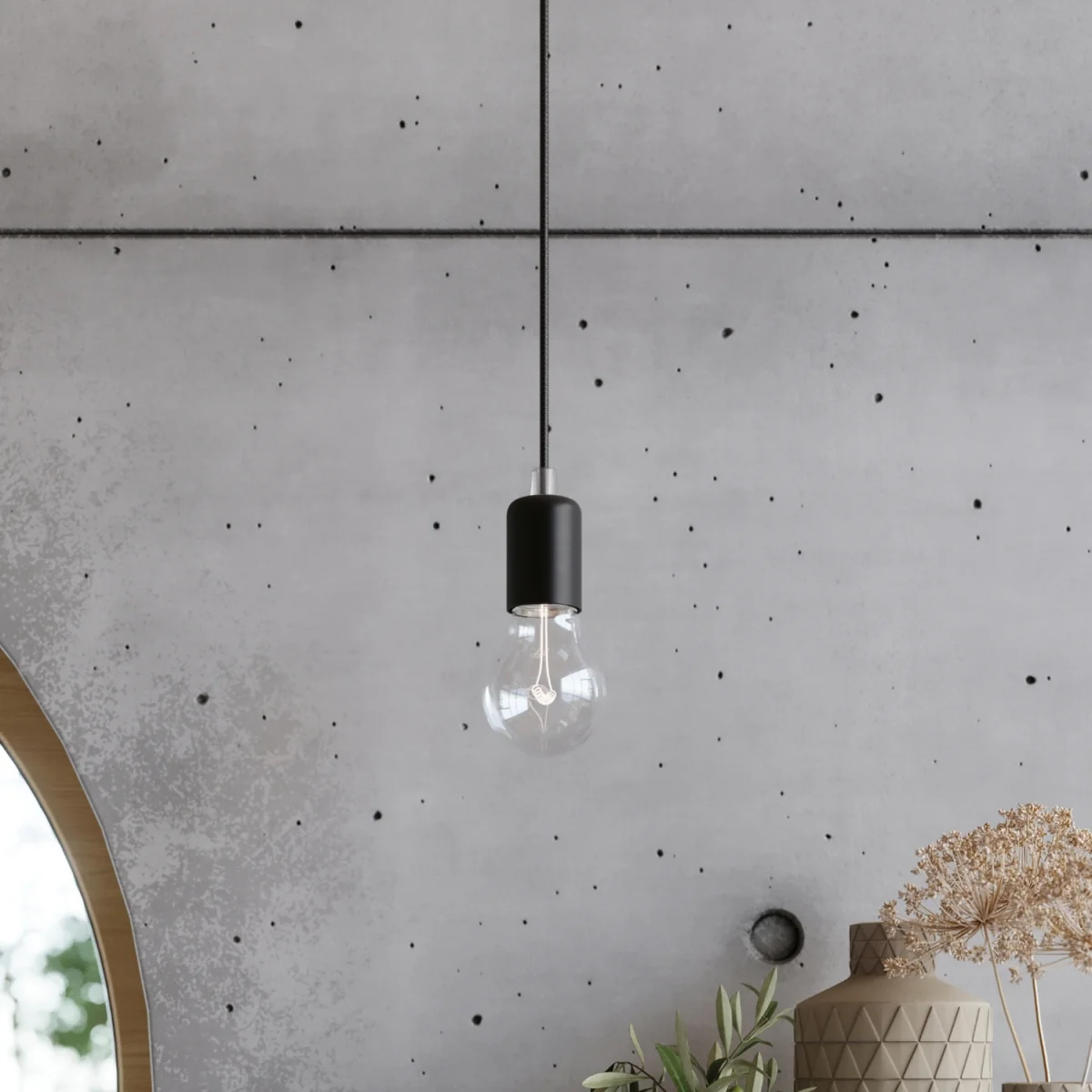 Chandelier EDISON 5 black - black – image 6