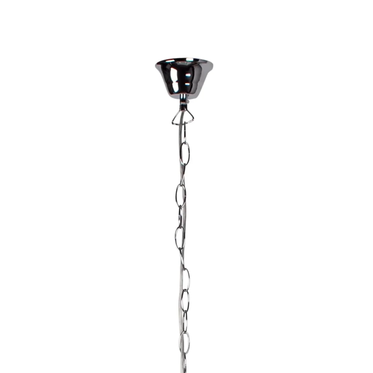 Marie Therese 5lt Chandelier - Clear Acrylic With Polished Chrome Plate Detail – image 3