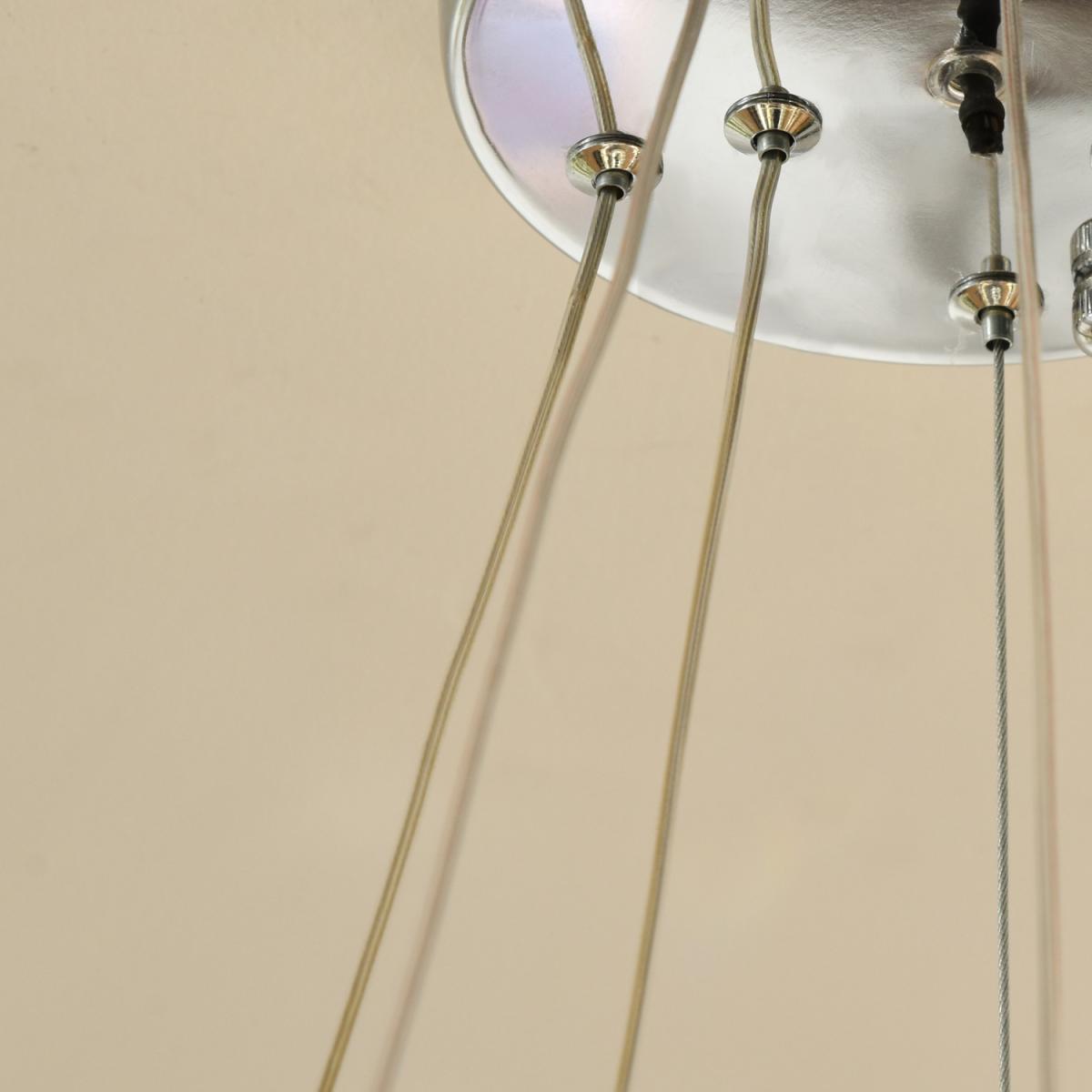 LED Chandelier 2 Crystal Rings – image 10