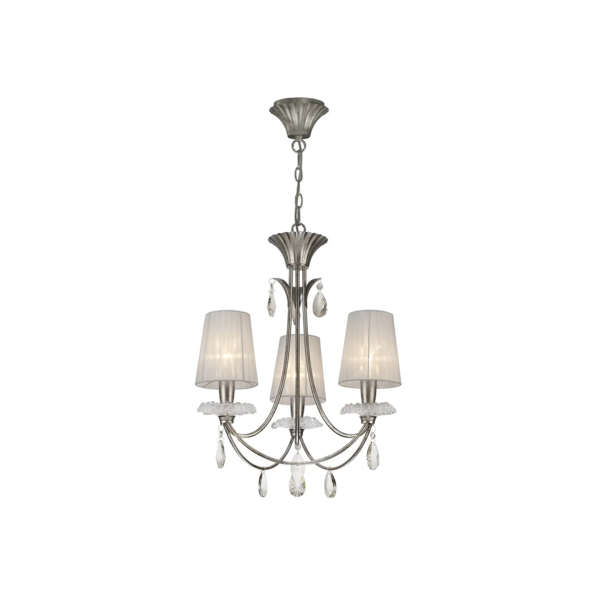 Sophie Chandelier Silver – image 1