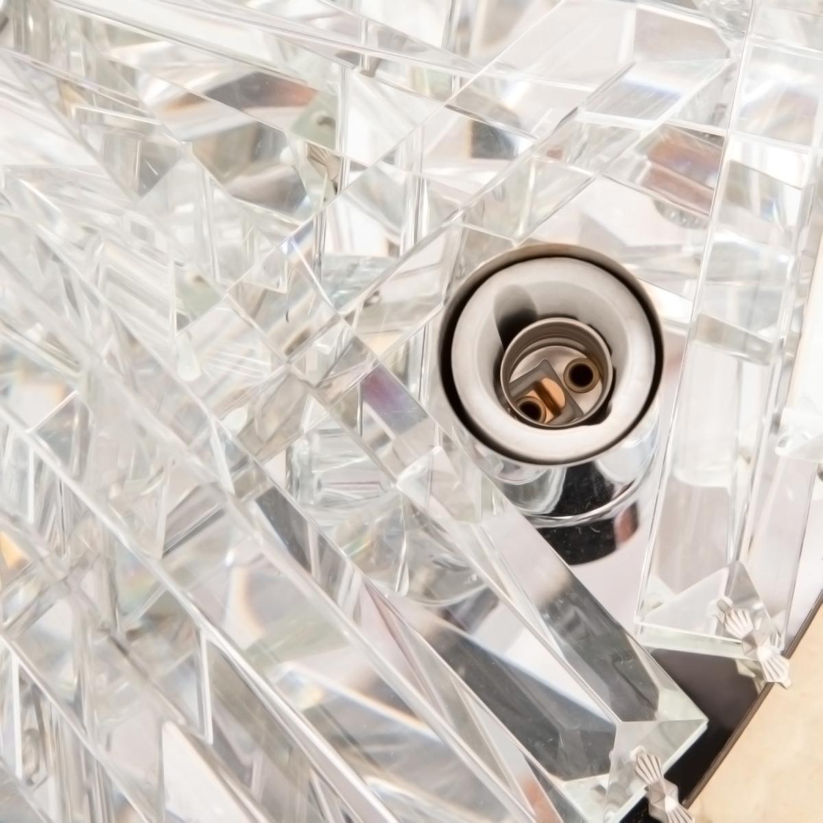 Crystal Ceiling Light Modern Chandelier - Silver – image 6