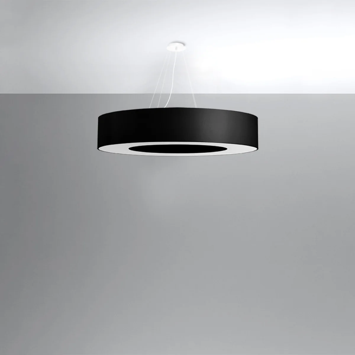 Chandelier SATURNO 90 black - black – image 2