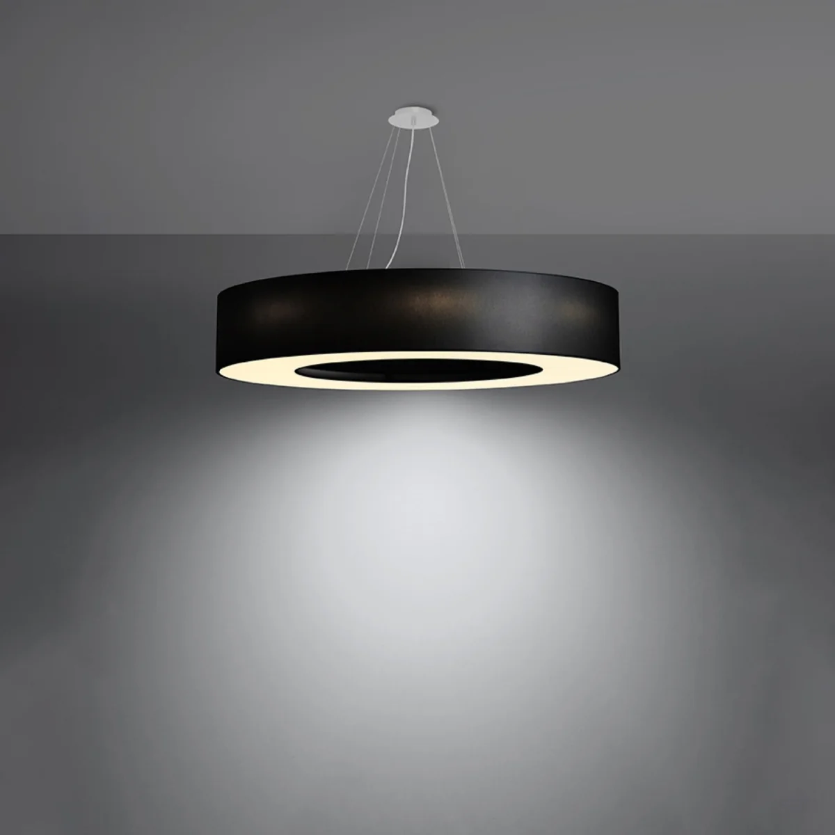 Chandelier SATURNO 90 black - black – image 3