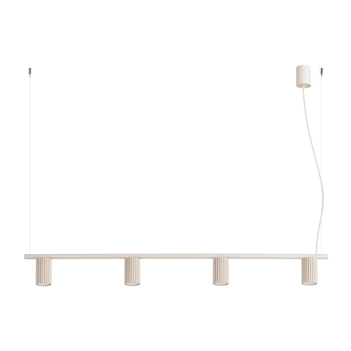Chandelier KARBON 4 beige - beige – image 1