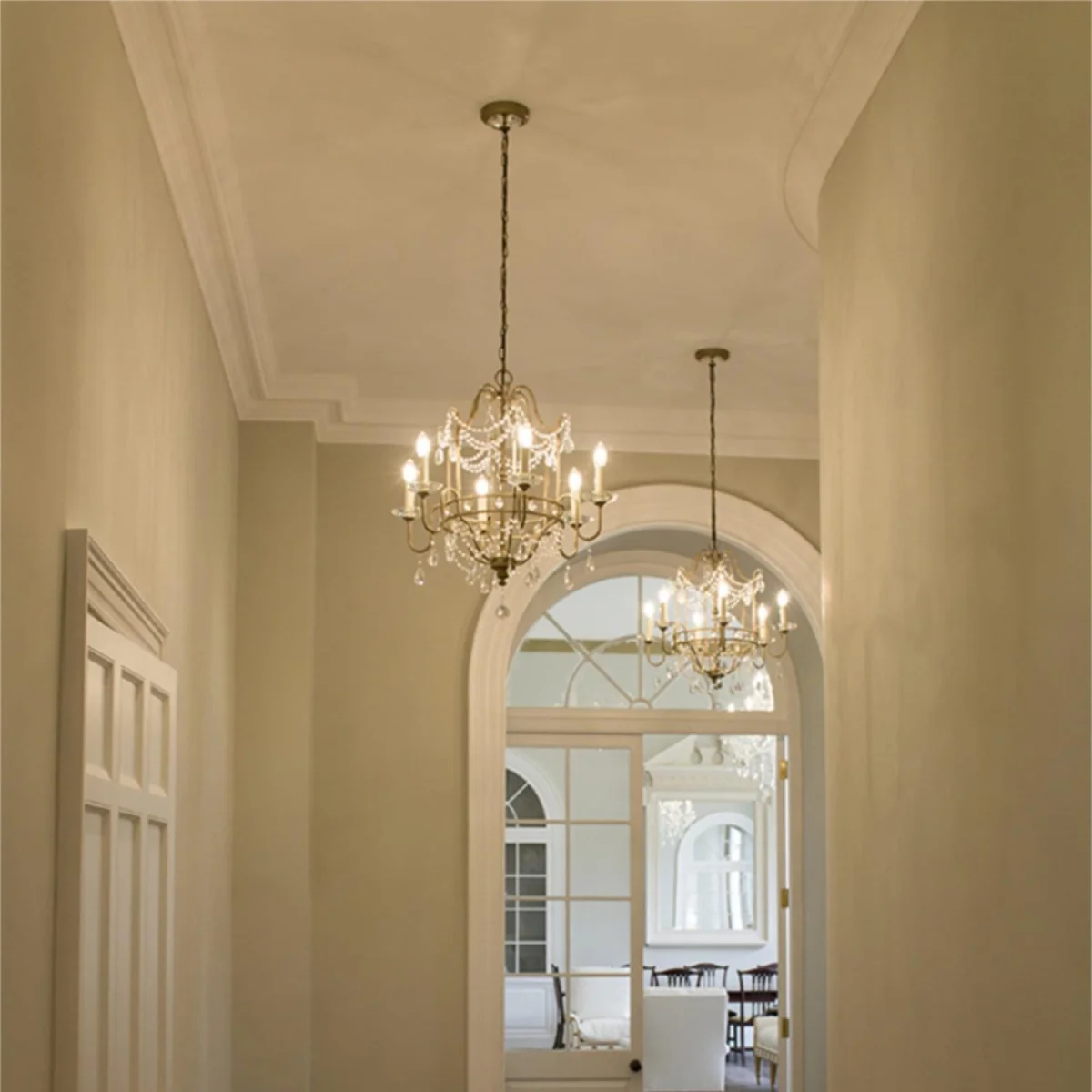 Elstead Lighting Gianna Chandelier Silver - Silver – image 2
