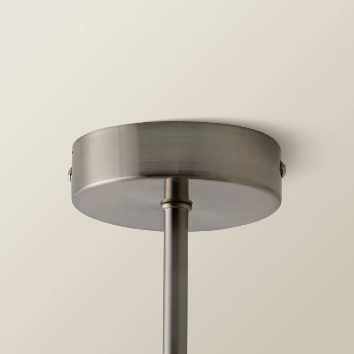Demi Smoked Glass 3 Arm Chandelier Ceiling Light - Silver / 1.15kg – image 4