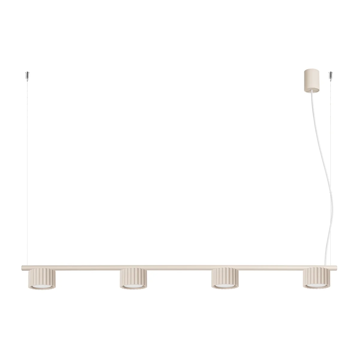 Chandelier AURA 4 beige Gx53 - beige – image 1