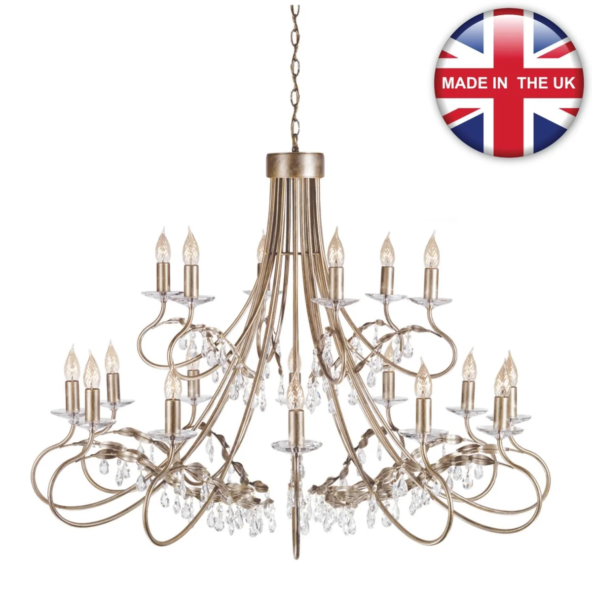 Christina Chandelier Gold - Gold – image 2