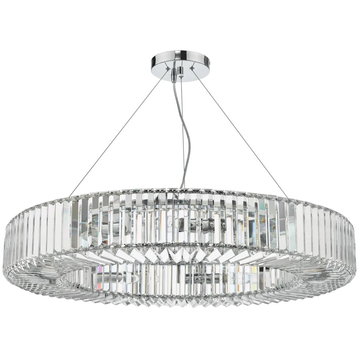 Teyana 9 Light Pendant Polished Chrome Crystal - neutral – image 2