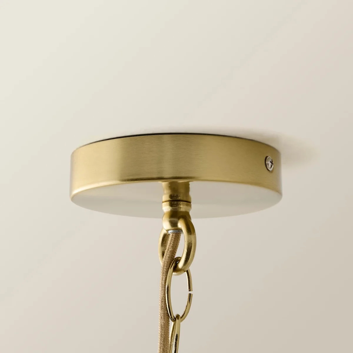 Ophelia 3 Tier Capiz Shell Disc Chandelier / No - Natural – image 6