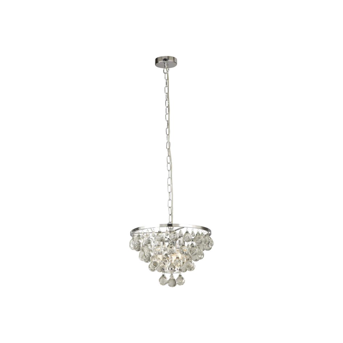 Bordeaux Chrome 4Lt Pendant - Silver – image 1
