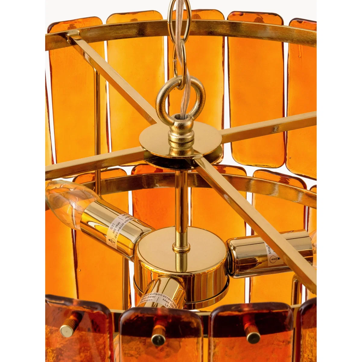 Handmade Chandelier Amber – image 6
