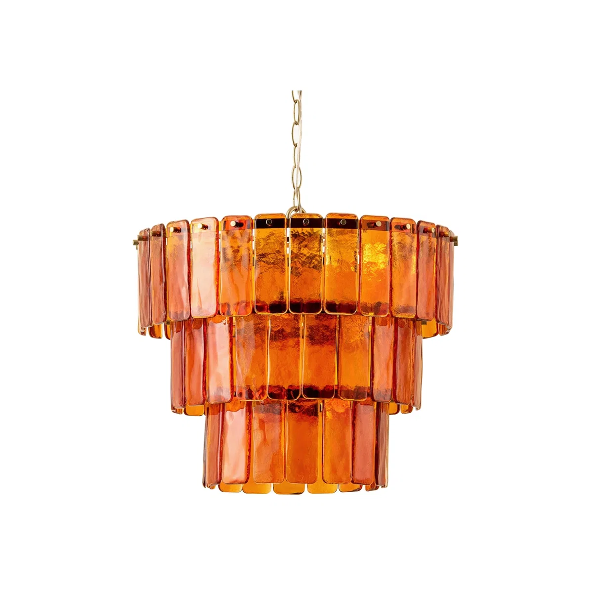 Handmade Chandelier Amber – image 1