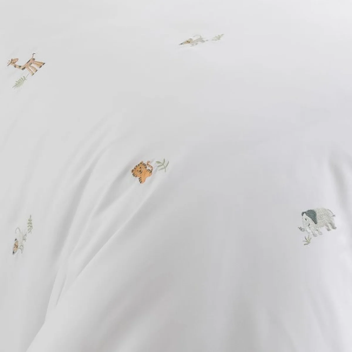 Safari Embroidery Quilt Cover and Pillowcase Set – image 4