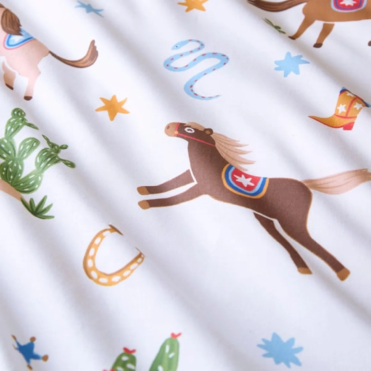 Cowboy Carnival Quilt Cover and Pillowcase Set – image 4