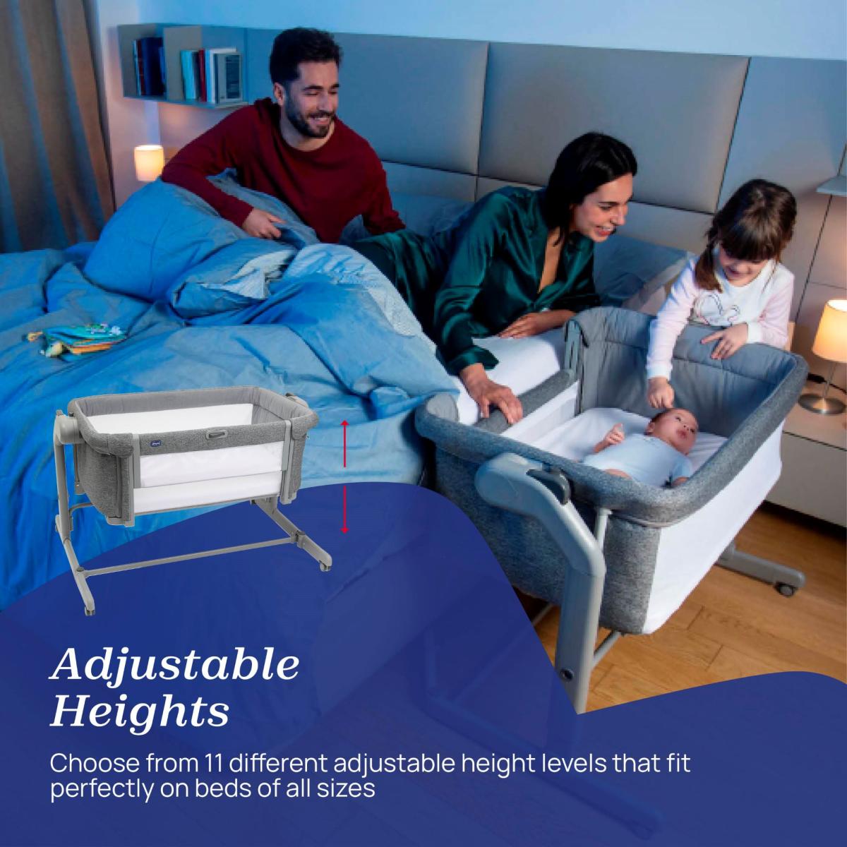 Chicco Next 2 Me Magic Evolution Crib – image 3