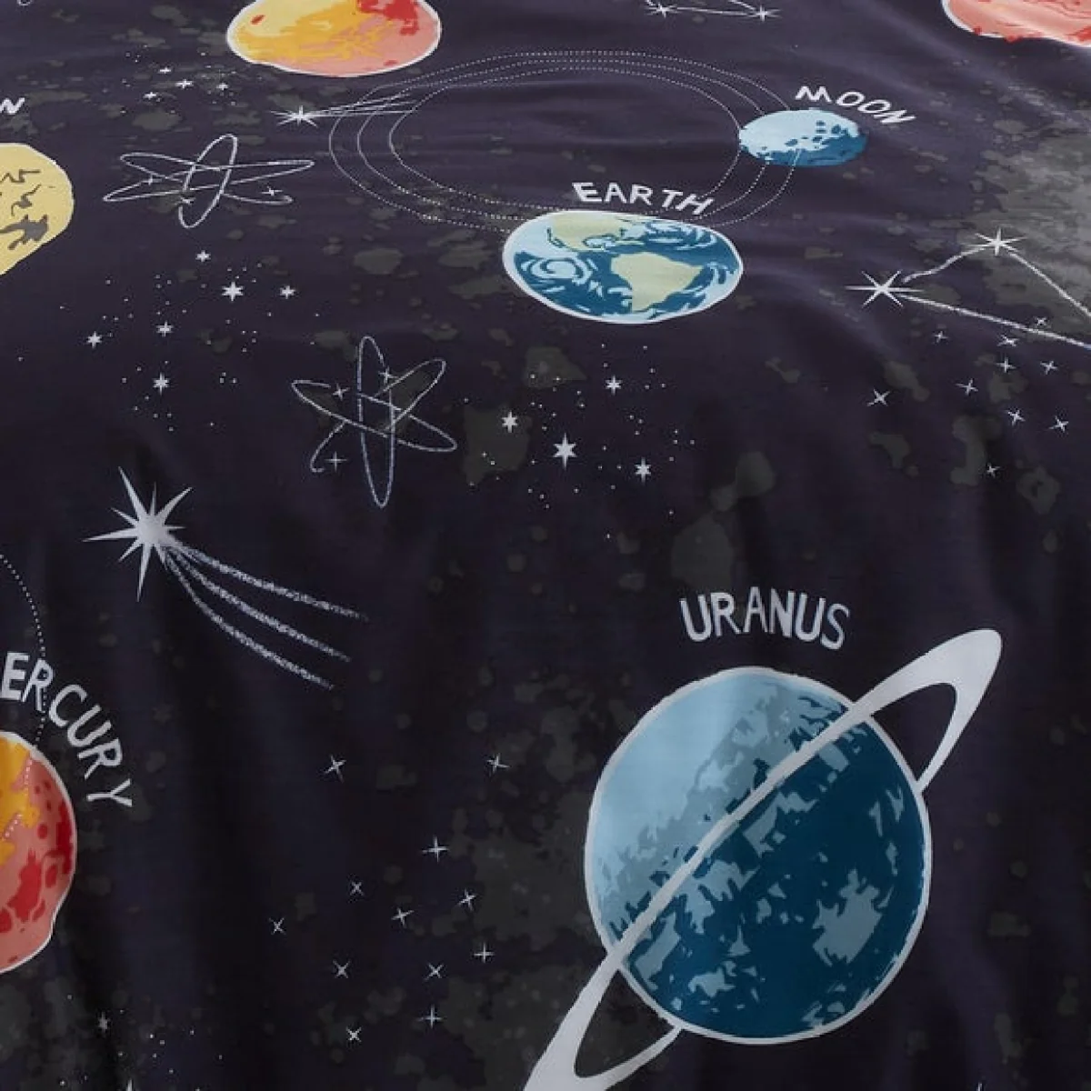 Bedlam Outer Space Reversible Duvet Cover & Pillowcase Set – image 5