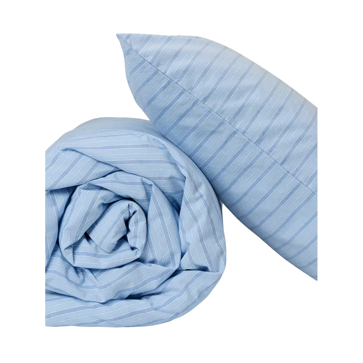 Piglet in Bed Washed Cotton Percale Favourite Shirt Kids' Stripe Duvet Cover Set – image 2