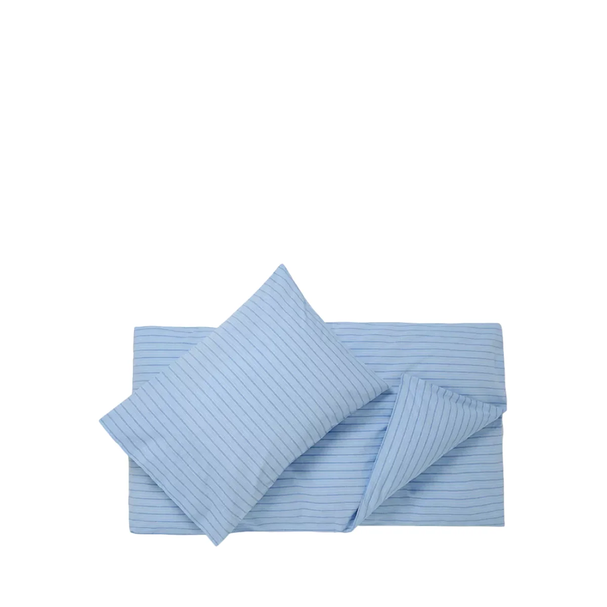 Piglet in Bed Washed Cotton Percale Favourite Shirt Kids' Stripe Duvet Cover Set – image 3