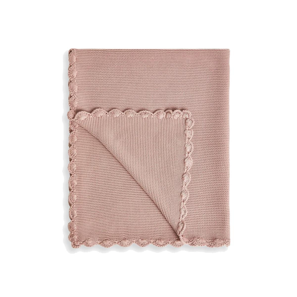 John Lewis Knitted Cotton Blanket, 100 x 80cm – image 1