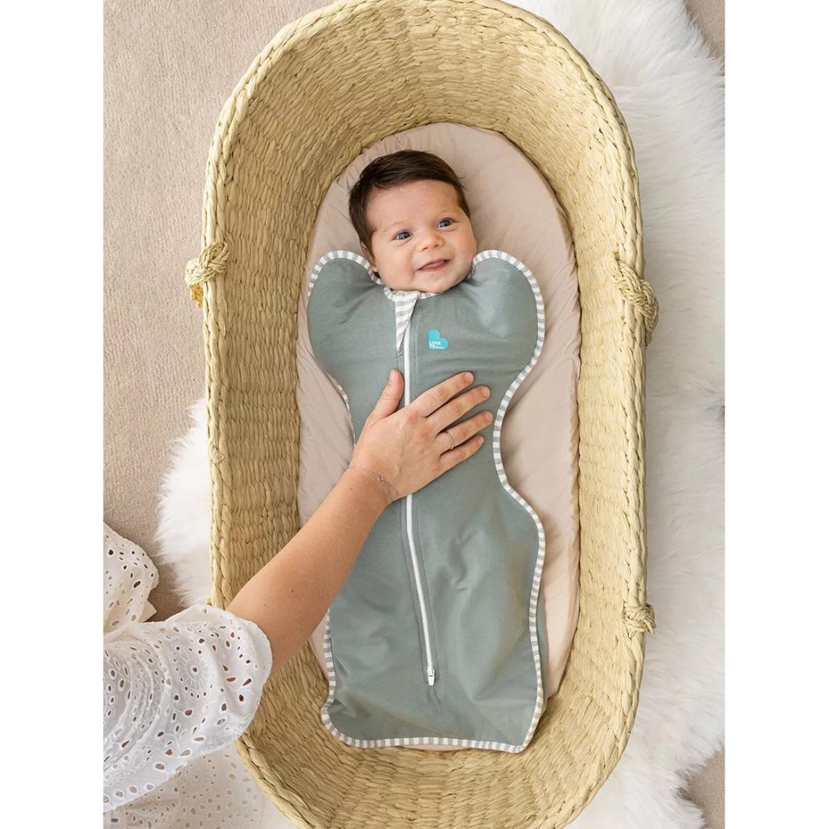 Love to Dream Swaddle Up Original Baby Sleeping Bag, 0.5 Tog, Grey – image 6