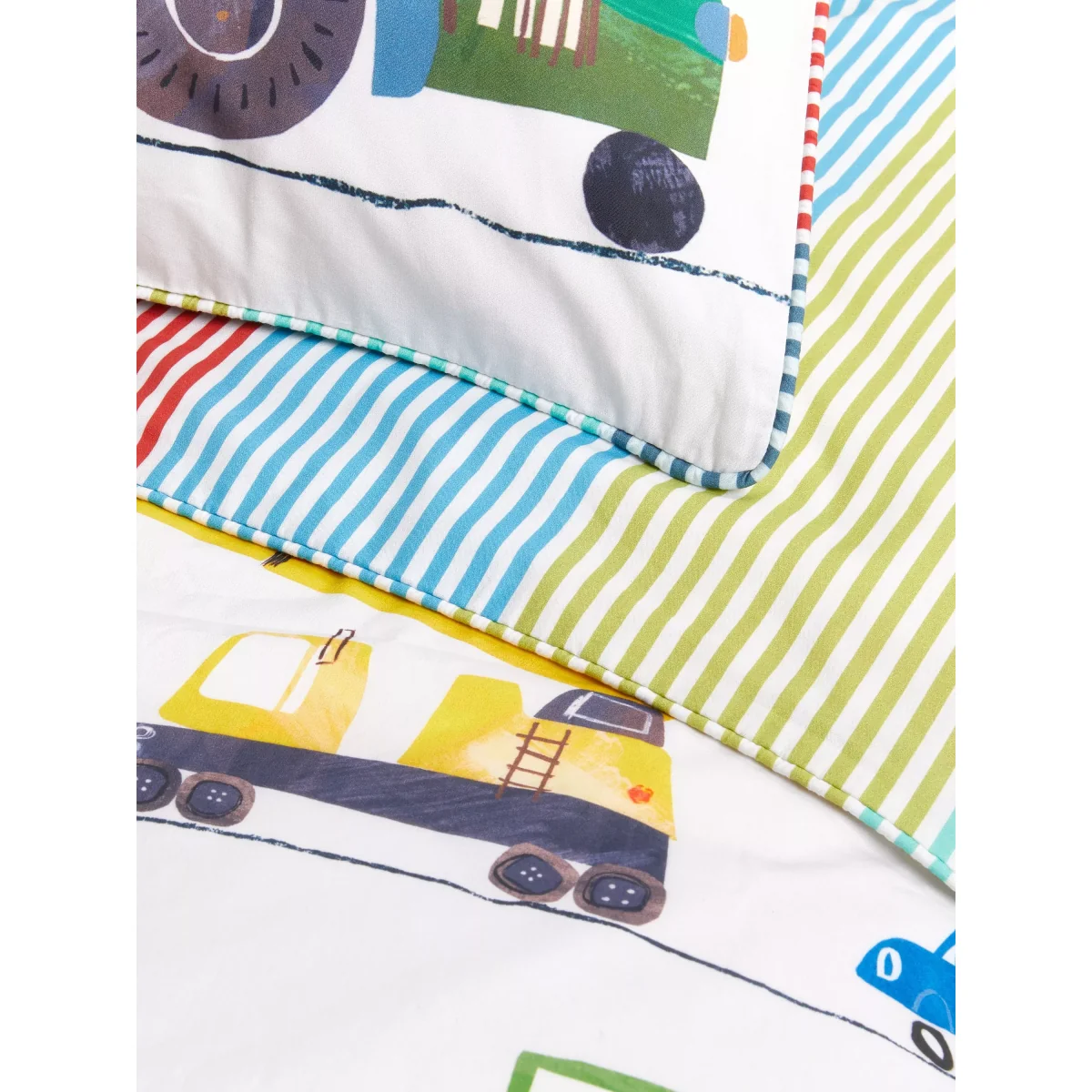 Harlequin Just Keep Trucking Kids' Duvet Cover and Pillowcase Bedding Set – image 3