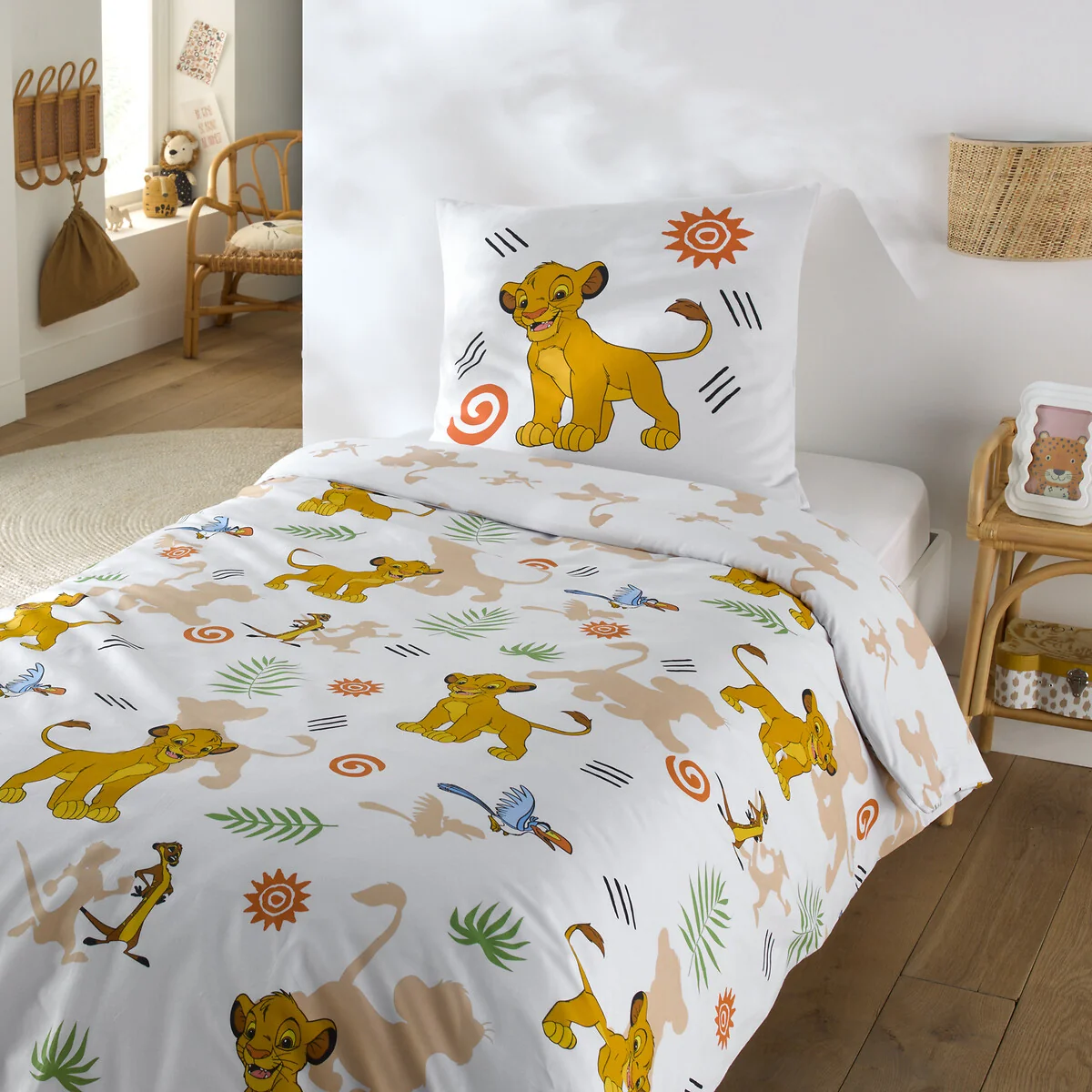 Disney Child's Bed Linen Set in Cotton with Lion King Pampa – image 3