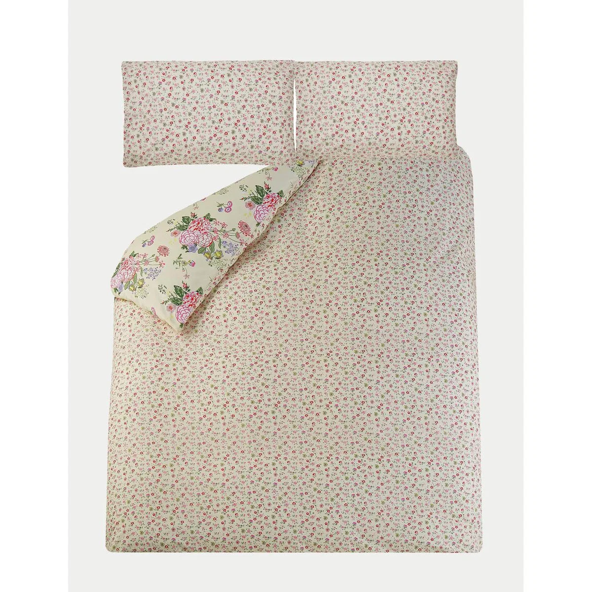 Cath Kidston Pure Cotton Floral Fields Bedding Set - DBL - Lemon, Lemon – image 4