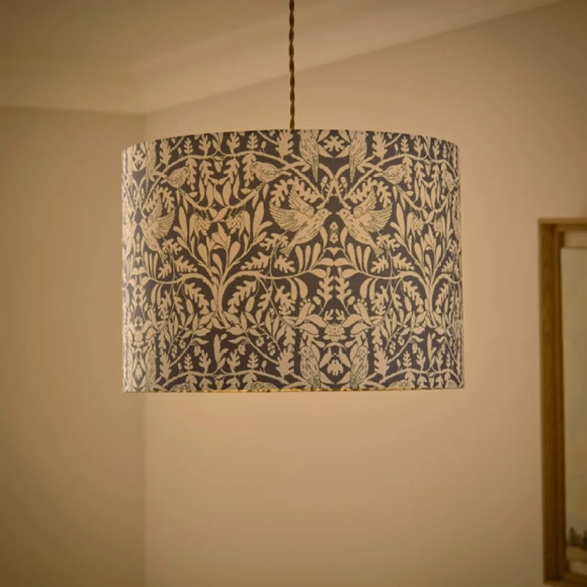 Alora Chenille Easy Fit Drum Lamp Shade – image 2