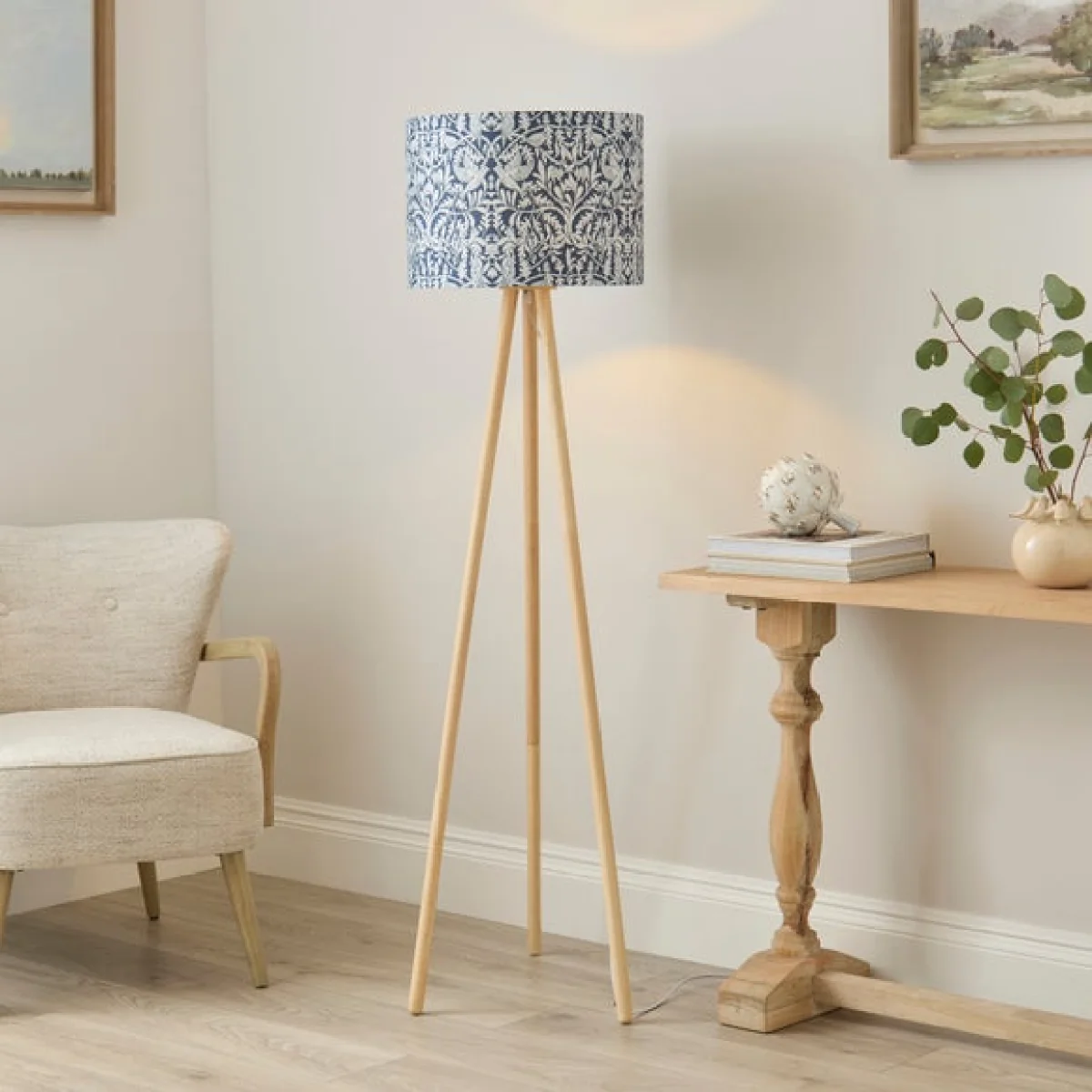 Alora Chenille Easy Fit Drum Lamp Shade – image 3