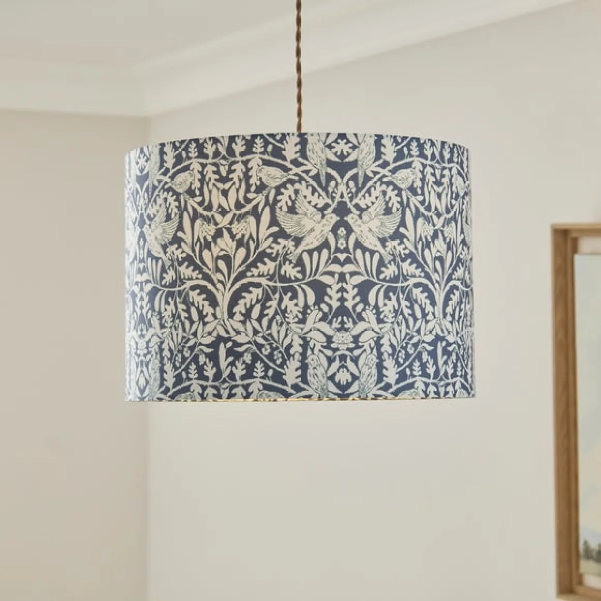 Alora Chenille Easy Fit Drum Lamp Shade – image 1