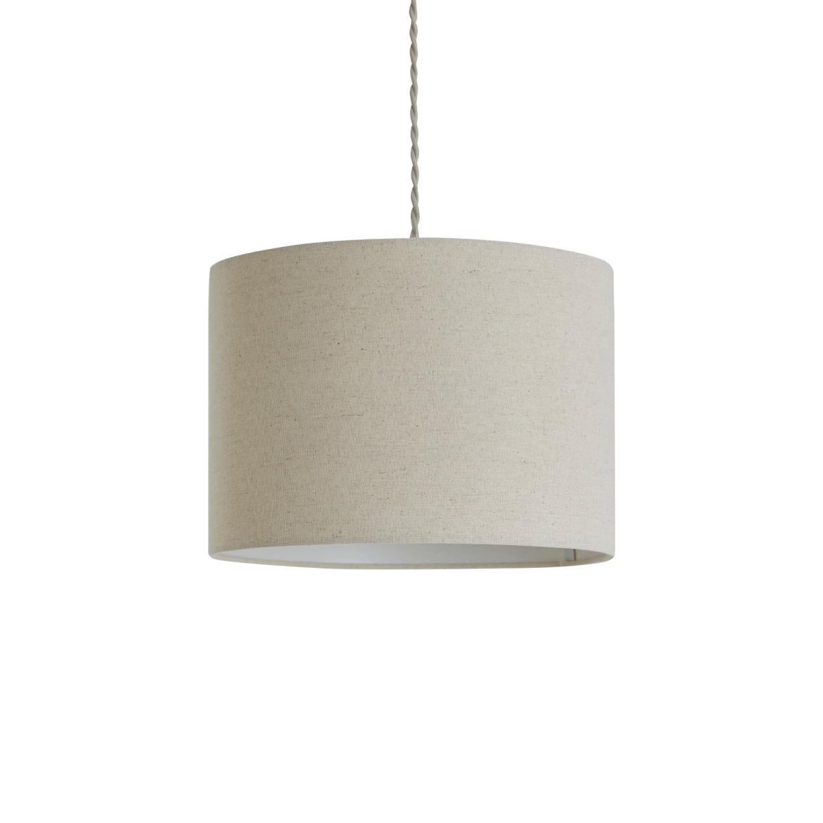 Luna 28cm Drum Shade Natural Beige – image 3