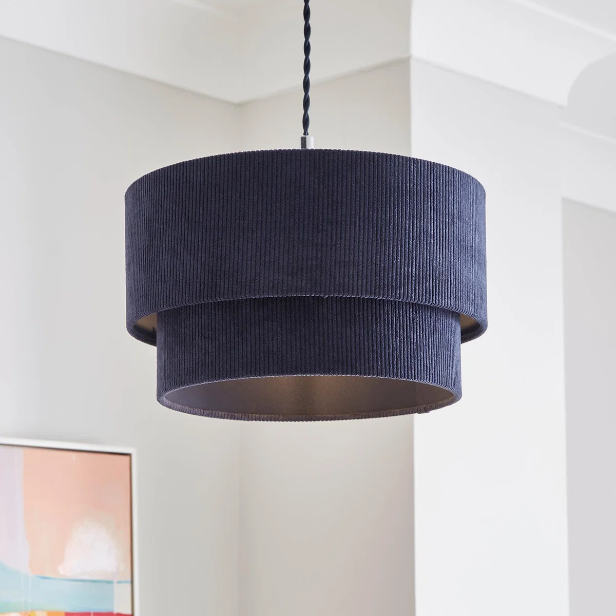 Peyton Cord Two Tier Lamp Shade – image 1