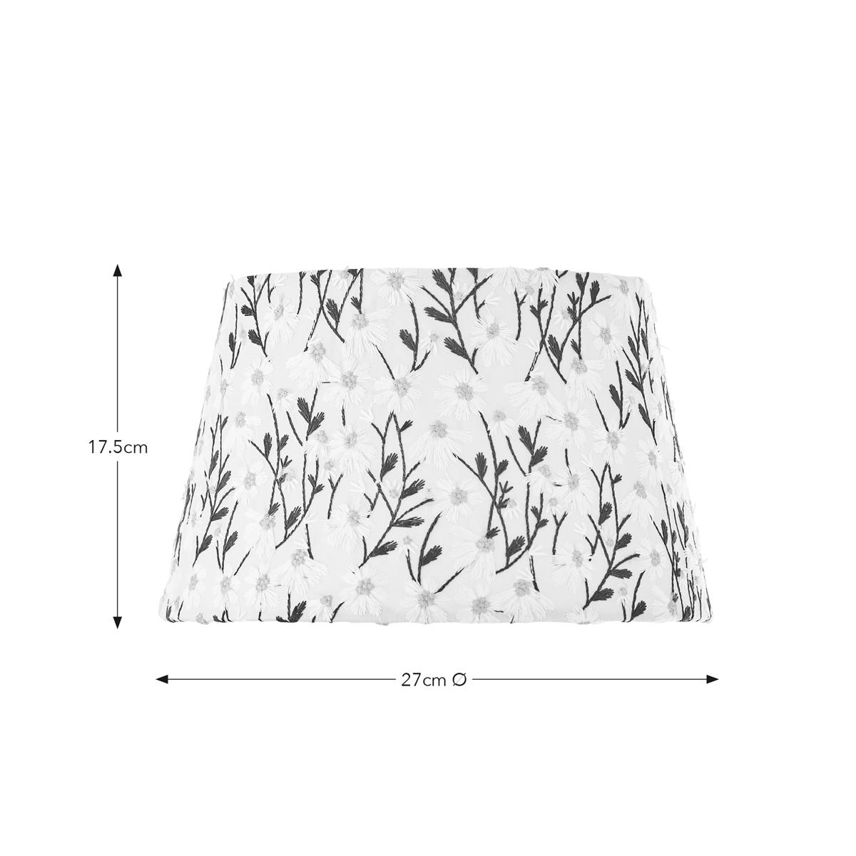 Daisy Embroidered Tapered Lamp Shade MultiColoured – image 6
