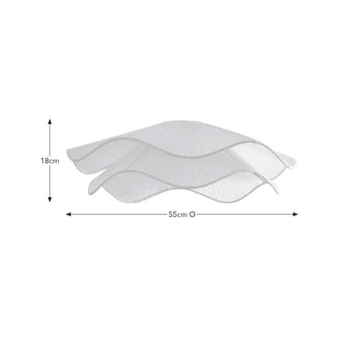 Lilly Two Tier Easy Fit Lamp Shade – image 5