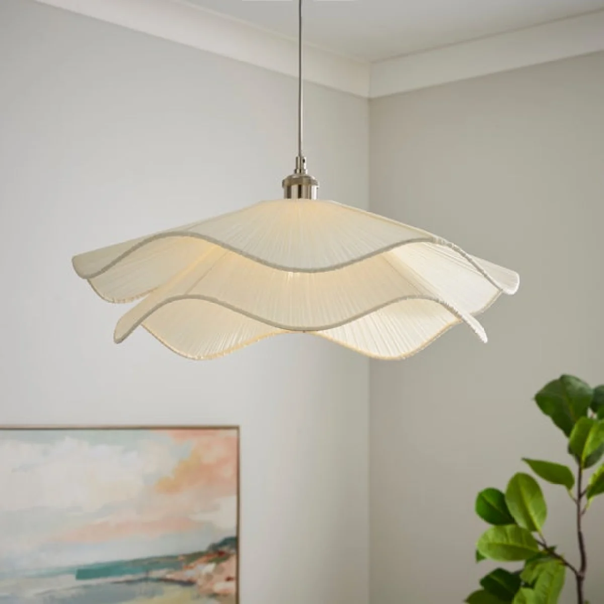 Lilly Two Tier Easy Fit Lamp Shade – image 1