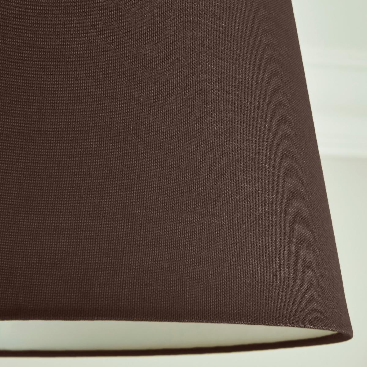 Luna Tapered Lamp Shade Bitter Chocolate (Brown) – image 3