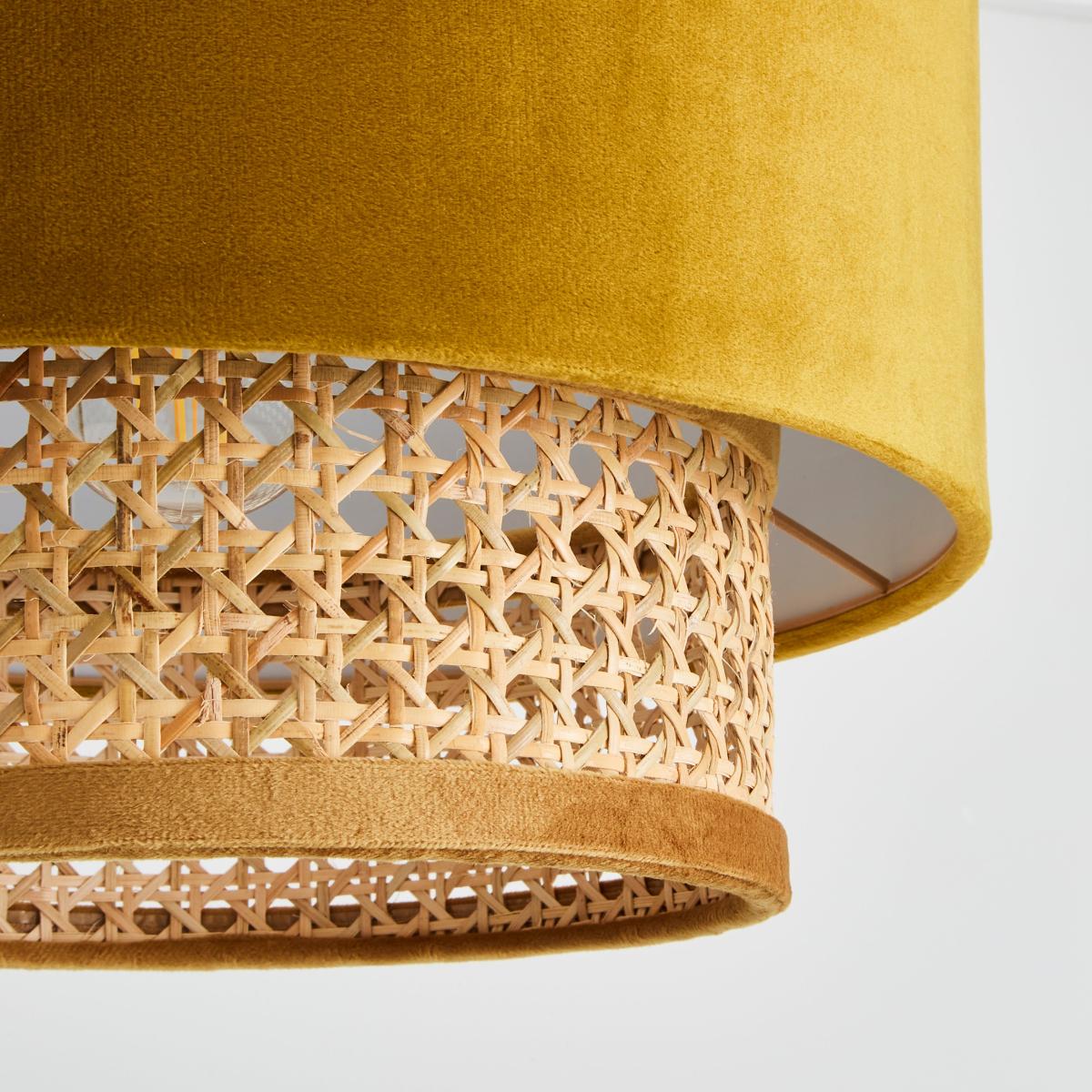 Nova Velvet Cane 30cm 2 Tier Shade Ochre – image 3
