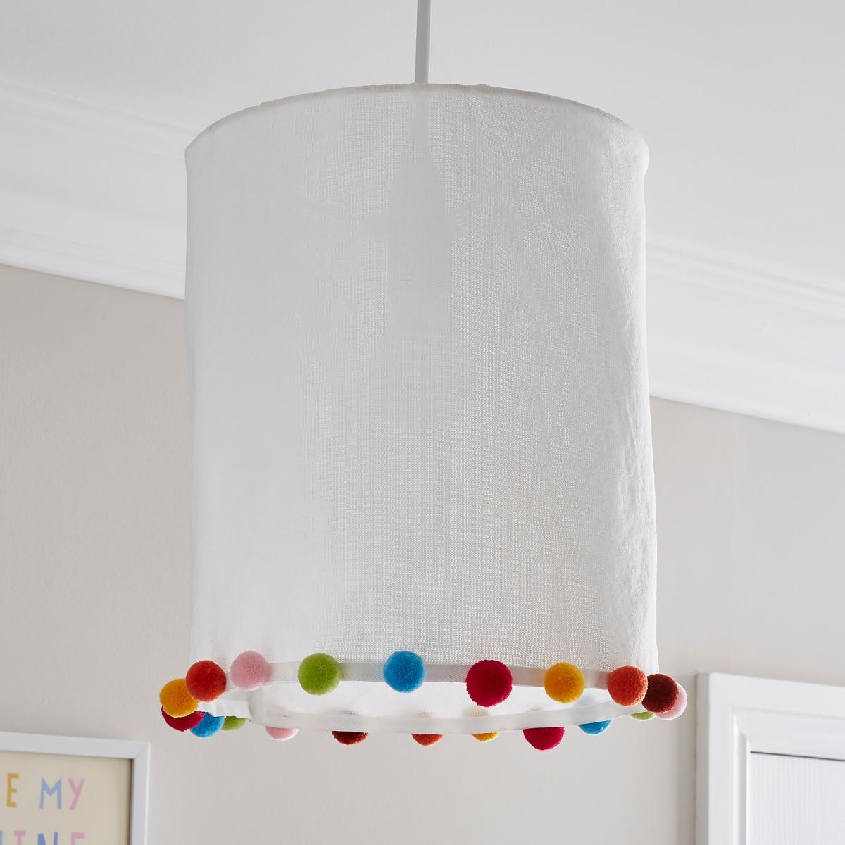 Palani Polyester Pom Pom Light Shade White – image 2