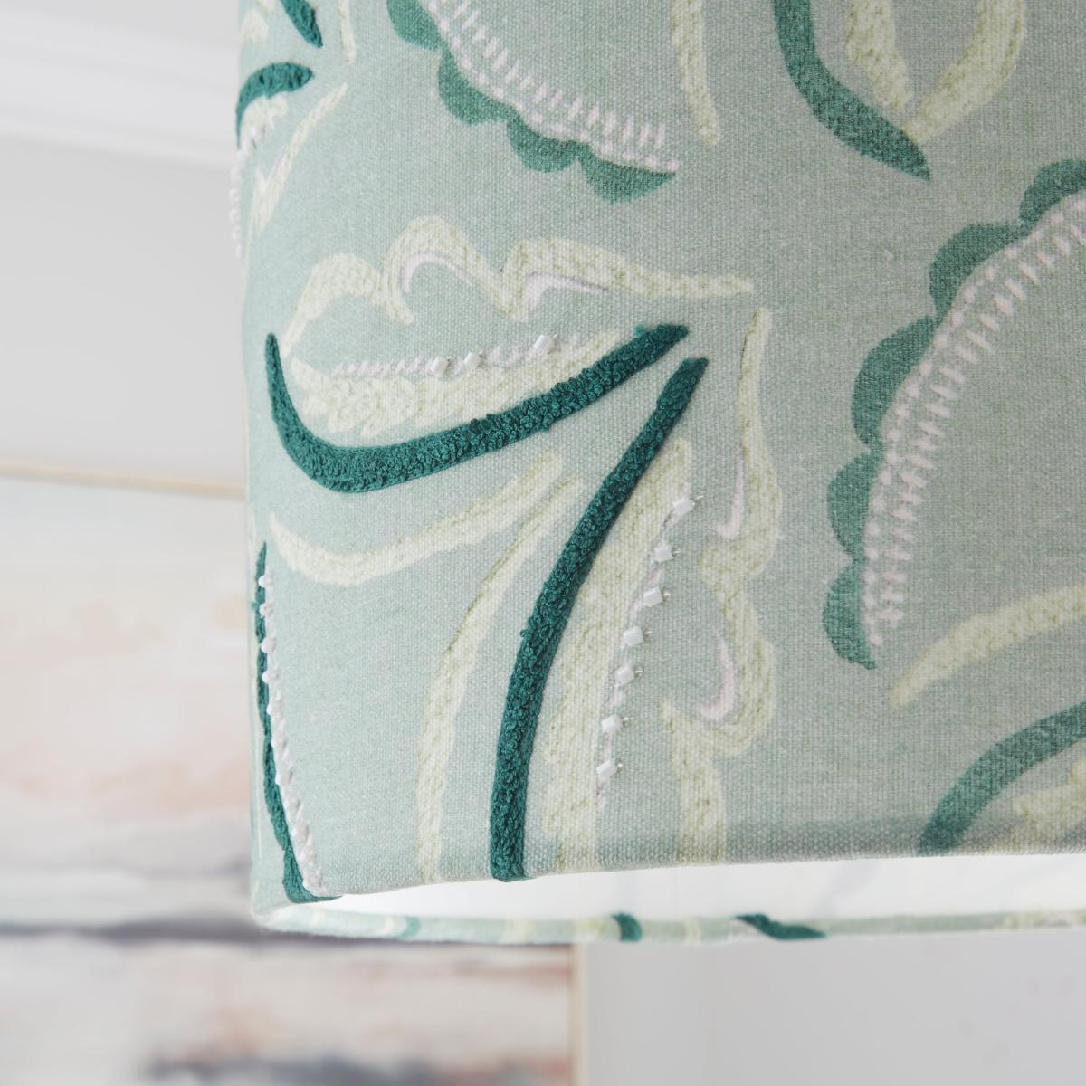 Heart & Soul Green Leaf Drum Shade Sage (Green) – image 3